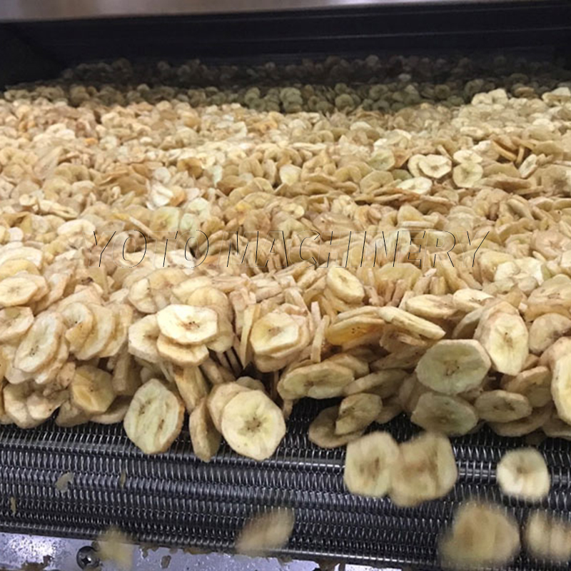 바나나 칩 생산 라인