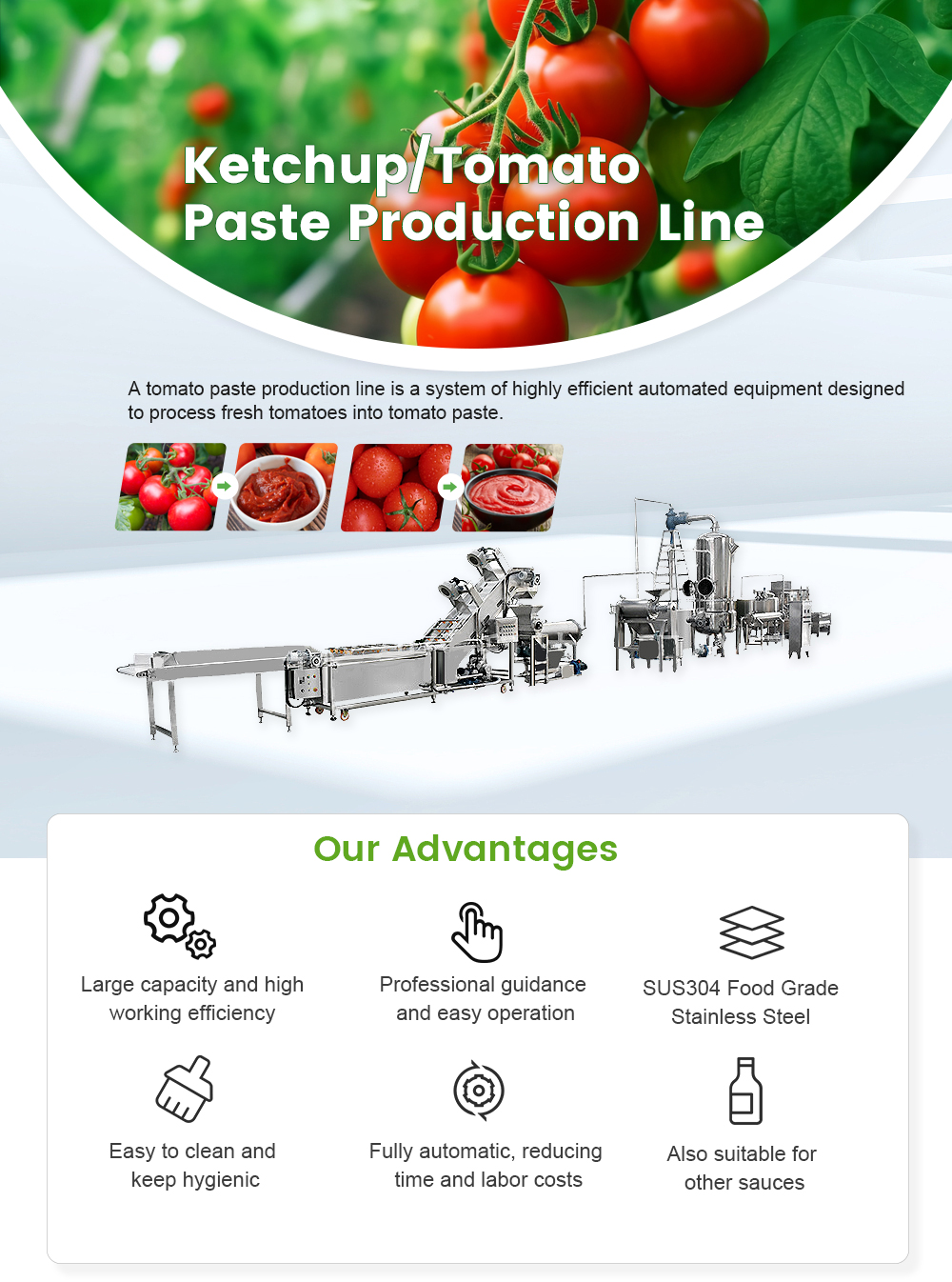 Ketchup/Tomato Paste Production Line -  - 1